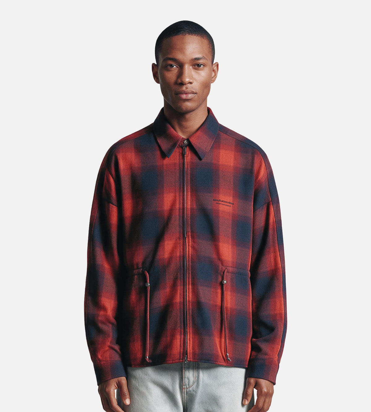 New Amsterdam Surf Association Flanel Overshirt Blue Red Check