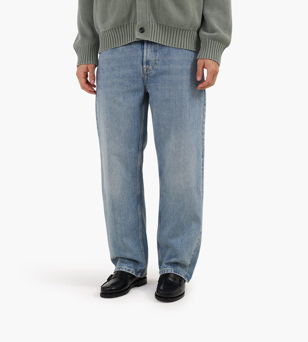 Corridor 5 Pocket Jeans Bleach Wash Indigo