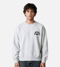 Carhartt WIP Arch Script Sweater Ash Heather Dark Navy