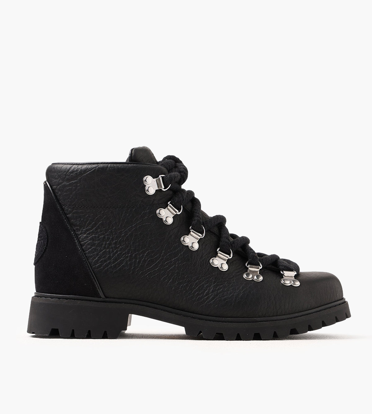 Timberland Authentic Hike Mid Lace Up Boot Black Full Grain