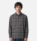 New Amsterdam Surf Association Beach Shirt Check Night Grey Check