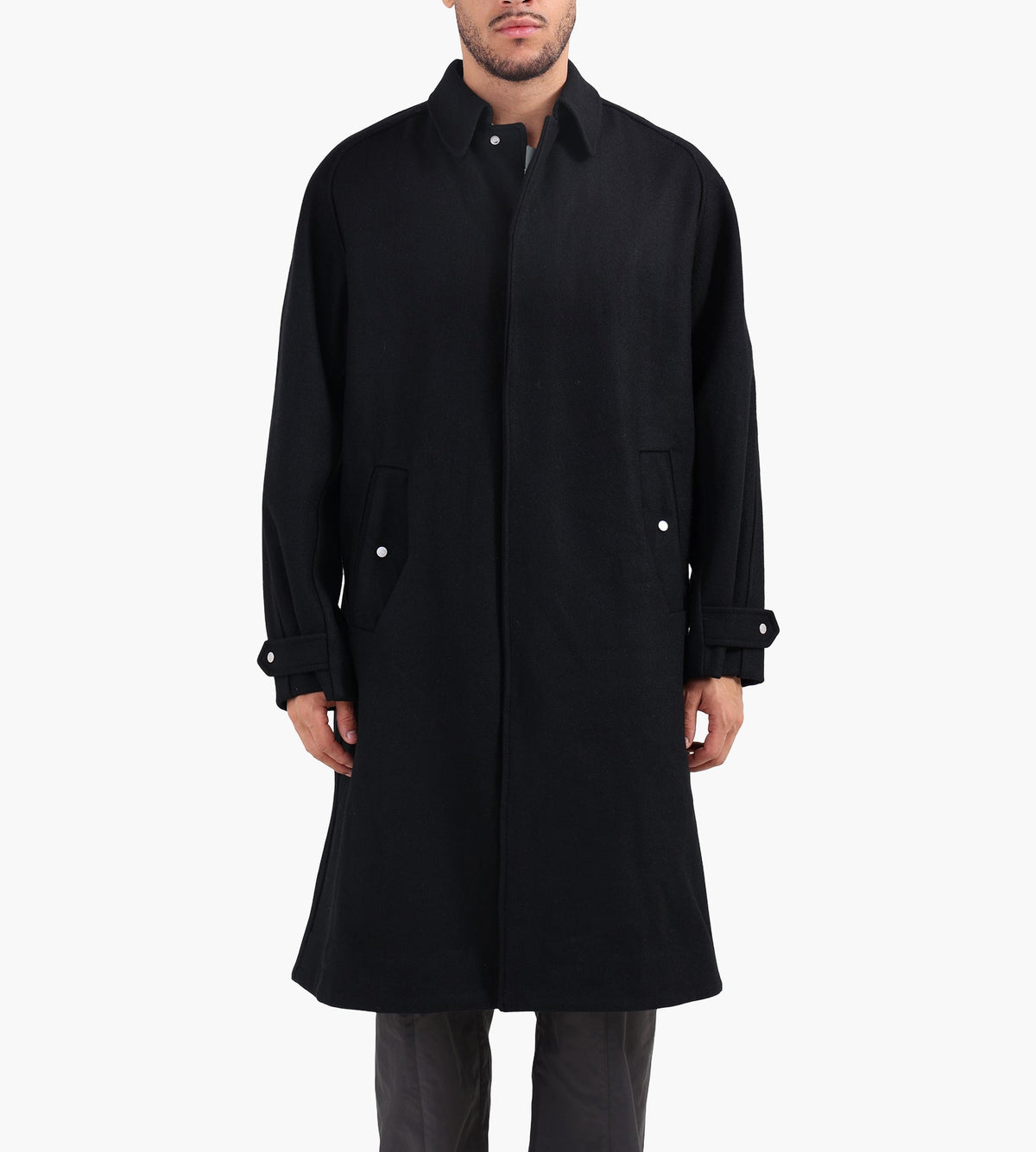 Baskèts | M.J.M.H Wool Coat Black