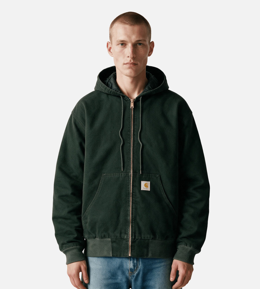 Carhartt WIP OG Active Jacket Raven Stone Canvas