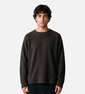 OLAF Waffle Crewneck Chocolateplum