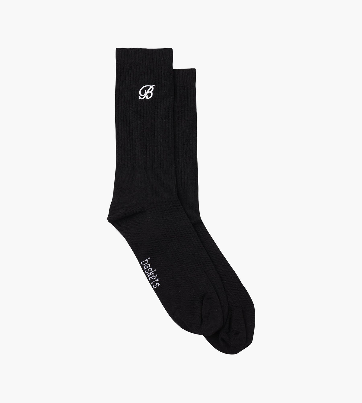 Baskèts Socks Black White