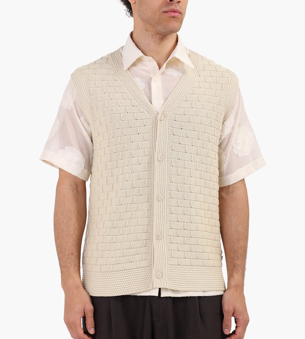 NN.07 Reece Vest 6600 Ecru