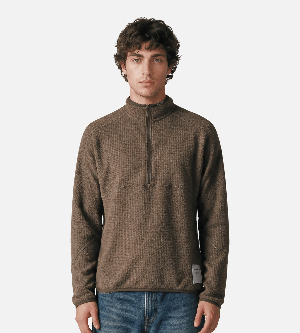 Satisfy FuzzFleece AD Half-Zip Falcon