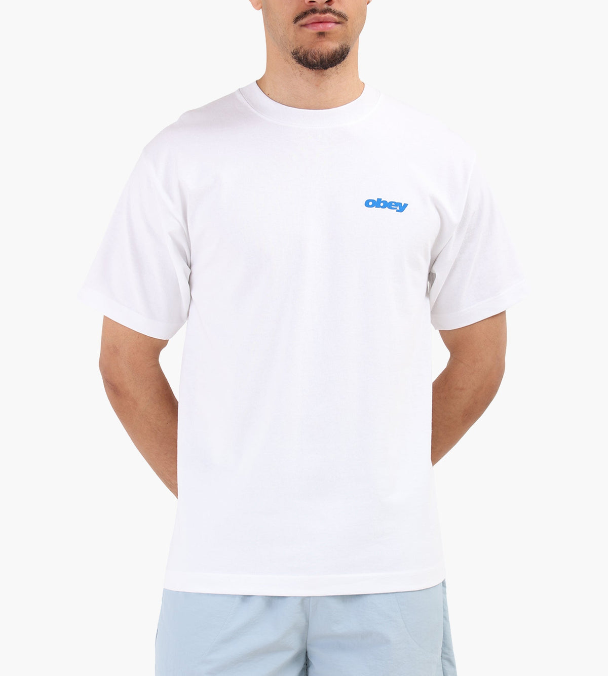 Obey Get Up Tee White