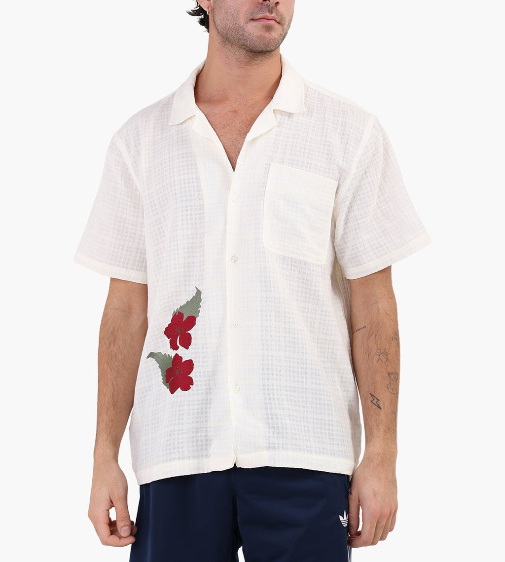 Palmes Ramus Camp-Collar Shirt Off-White