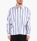 Won Hundred Maza Panel Shirt Deep Ultramarine COMB.