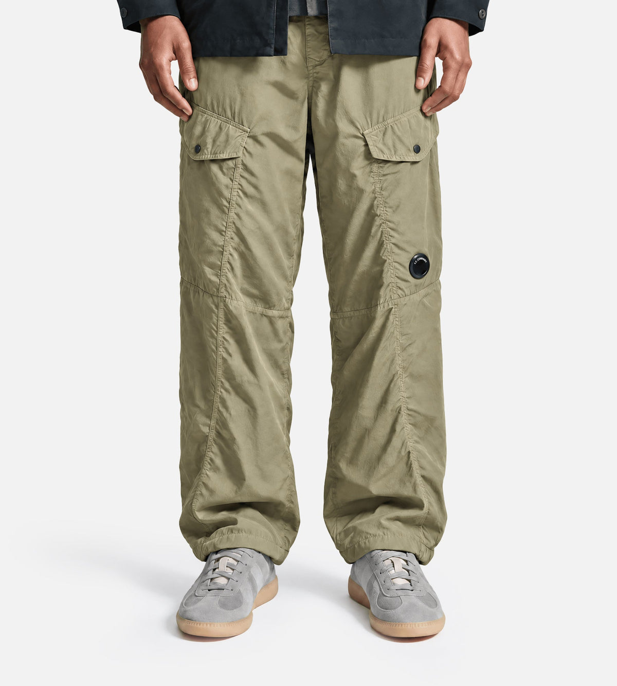 C.P. Company Chrome-R Boxy Seamless Cargo Pants Fallen Rock