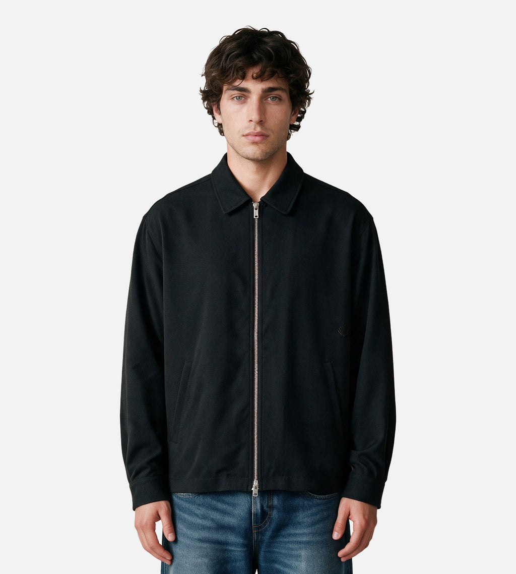 New Amsterdam Surf Association F26 Zip Up Shirt Black