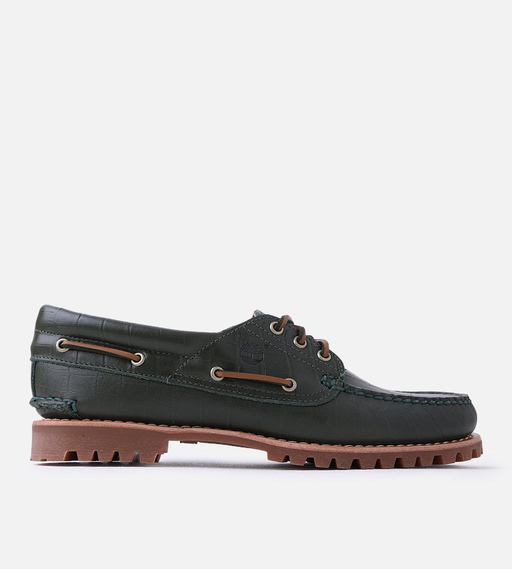 Timberland Auth Boat Shoe W Dark Green Full Grain Dark Green