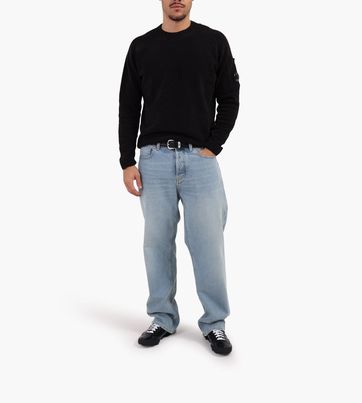 Baskèts by Anderson's Belt Black Grain