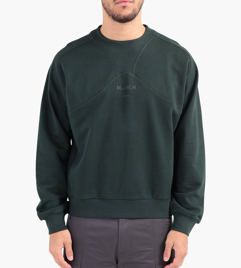 Baskèts | M.J.M.H Crewneck Canal Green
