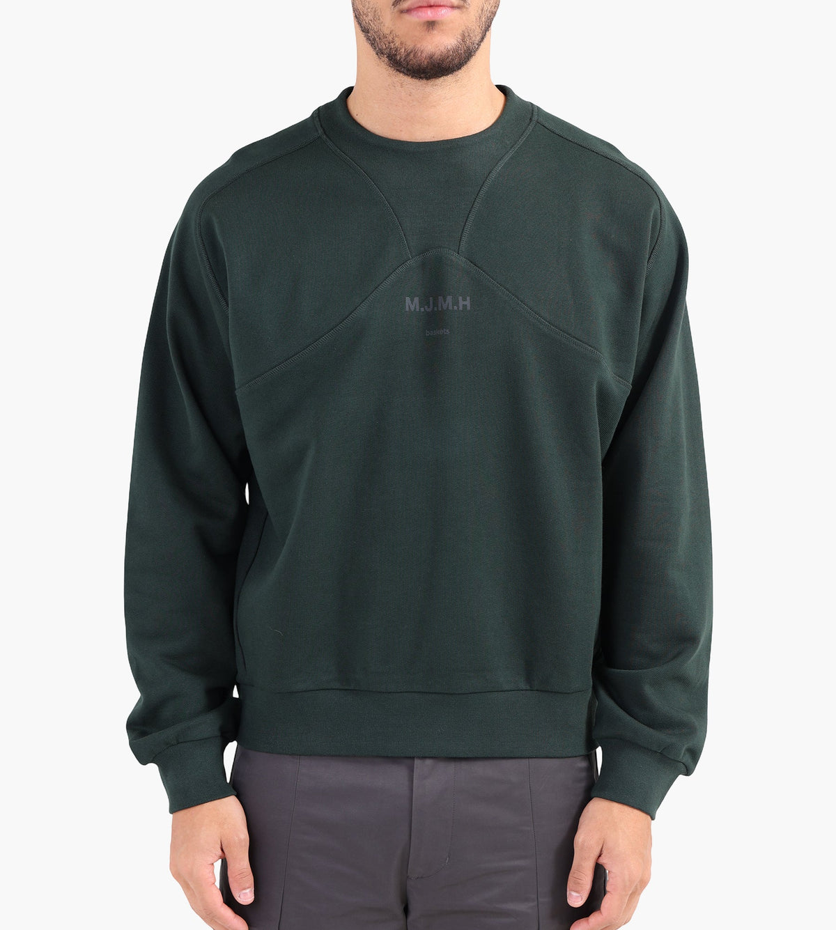 Baskèts | M.J.M.H Crewneck Canal Green