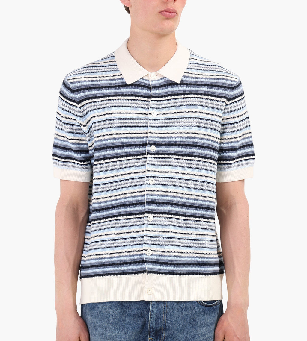 NN.07 Nolan Polo Cardigan 60019 Navy Multi