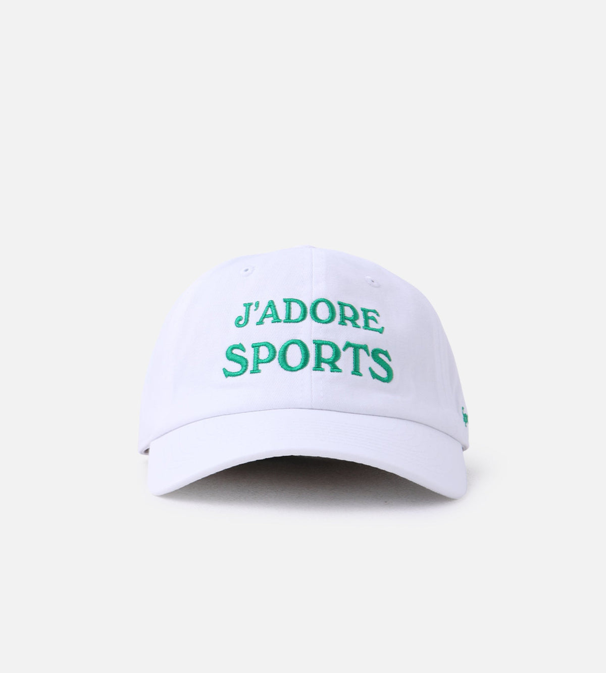Sporty & Rich Jadore Hat White Kelly