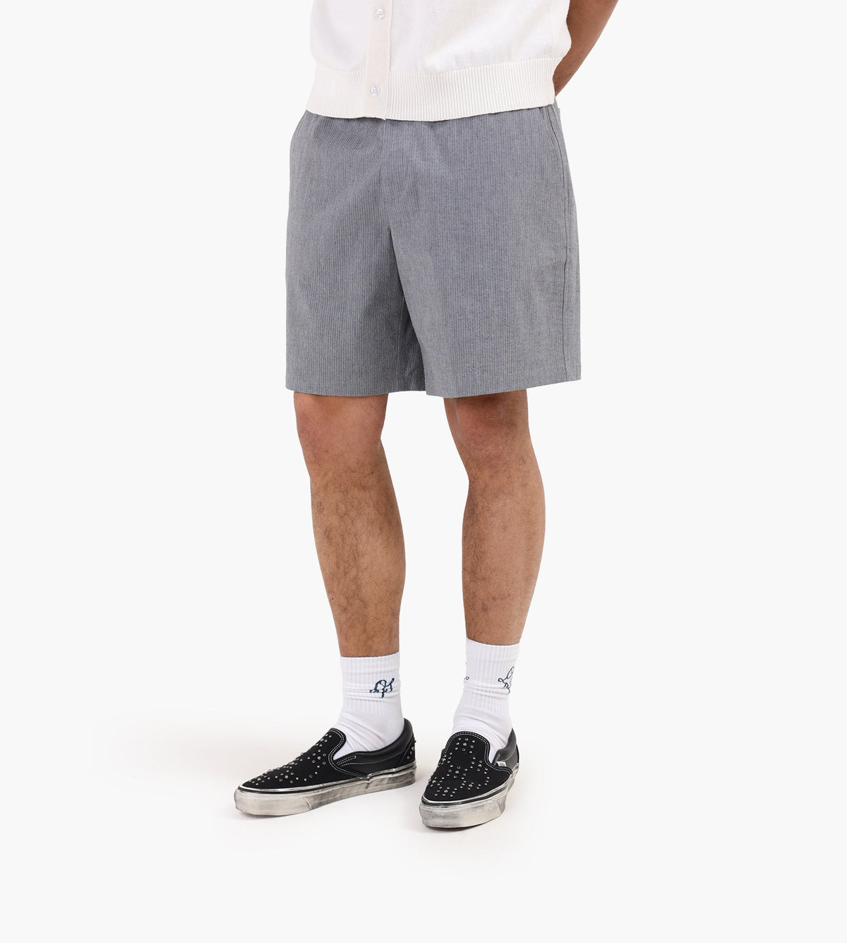 OLAF Seersucker Shorts Heather Grey