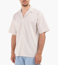 Libertine-Libertine Volcano 3694 Short Sleeve Shirt Brown Pin