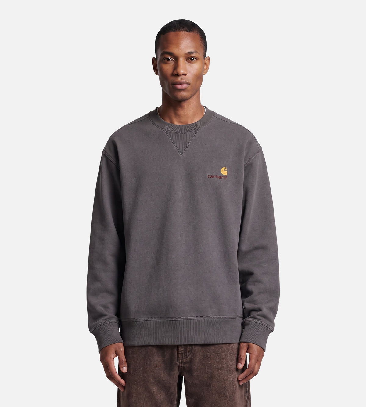 Carhartt WIP American Script Sweater Graphite