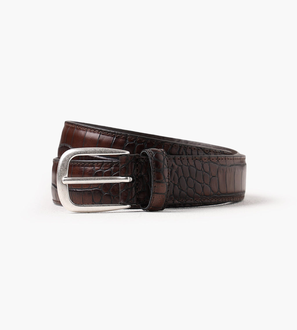 Baskèts by Anderson's Belt Brown Croc