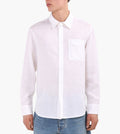 OLAF Linen Blend Relaxed Shirt Optical White