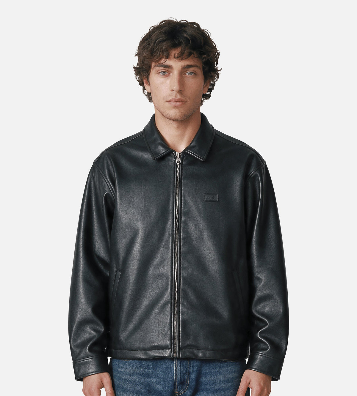 Obey Workman PU Jacket Black