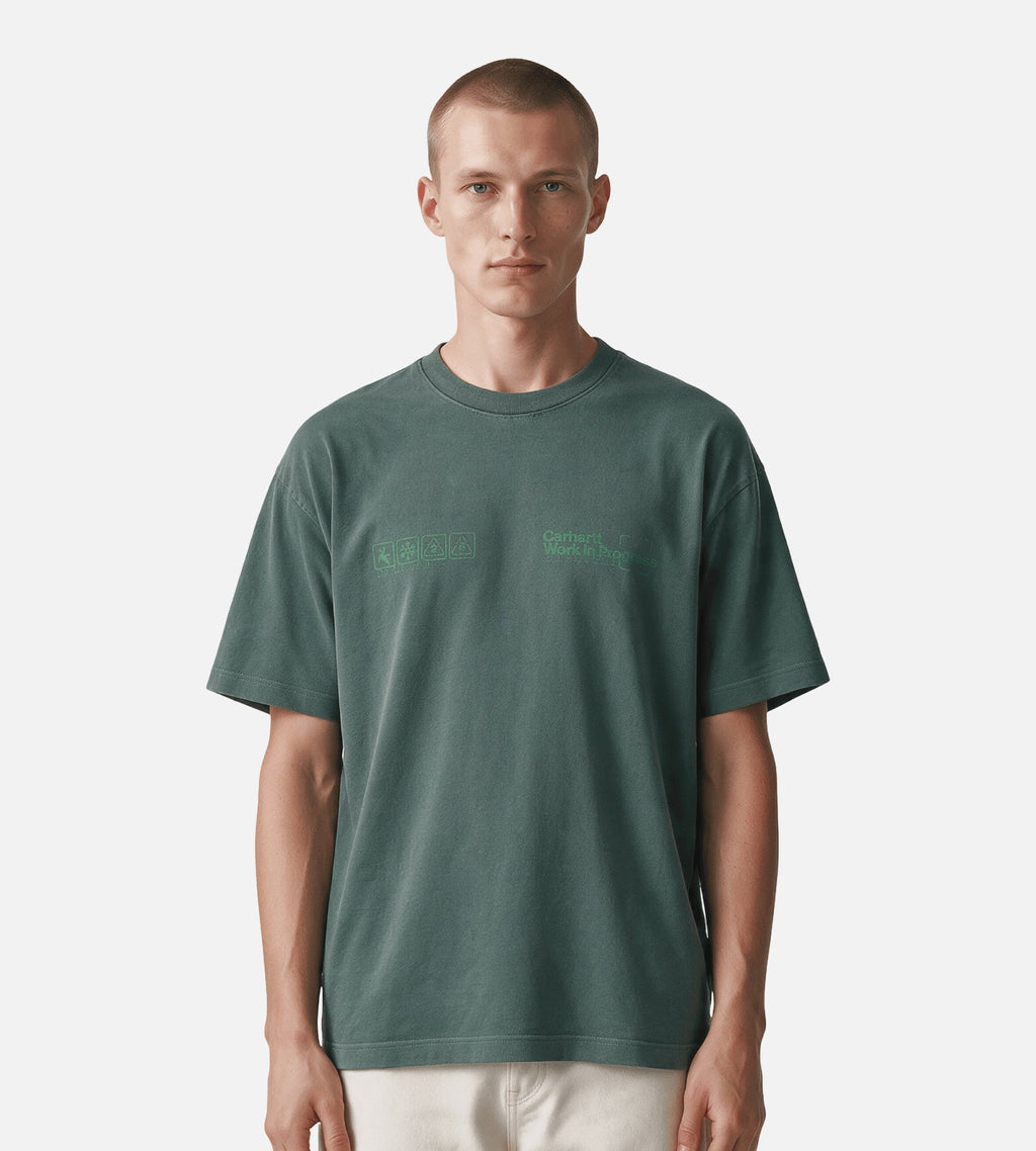 Carhartt WIP Boxed T-shirt Dark Scarab