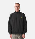 Carhartt WIP Half Zip American Script Sweater Raven
