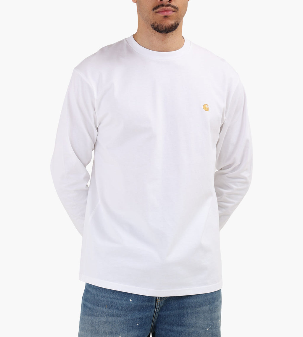 Carhartt WIP Longsleeve Chase White Gold