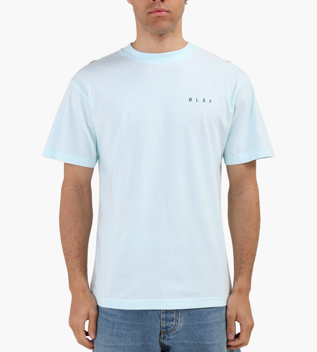 OLAF Dotted Face Tee Salt Air