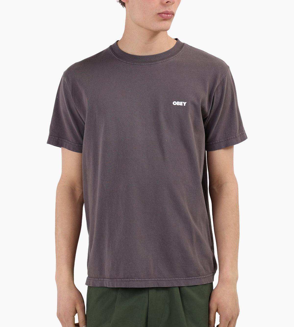 Obey Bold Icon Face Tee Pigment Dusty Black