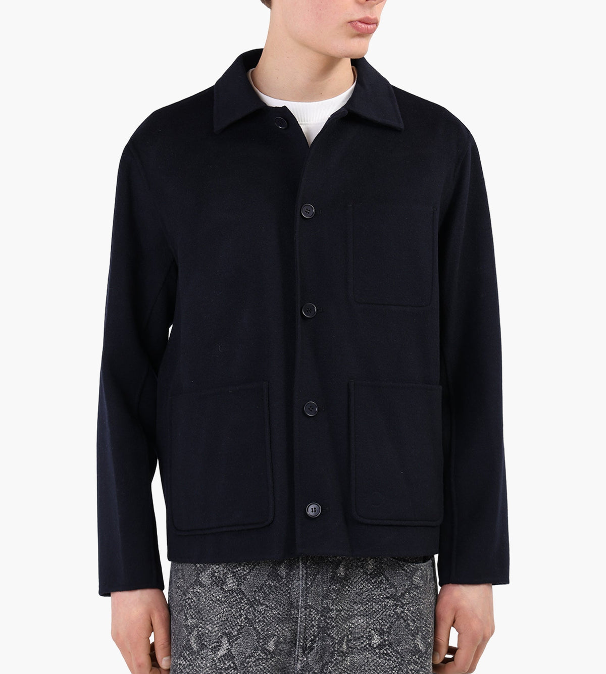 NN.07 Morgan Brushed Jacket 8447 Deep Navy