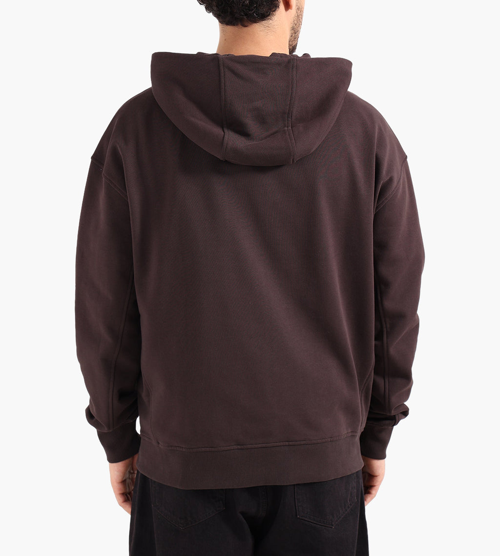 Baskèts Modern Zip Hoodie Marron