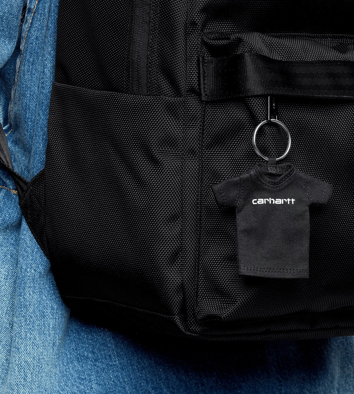 Carhartt WIP Mini Script T-shirt Keychain Black