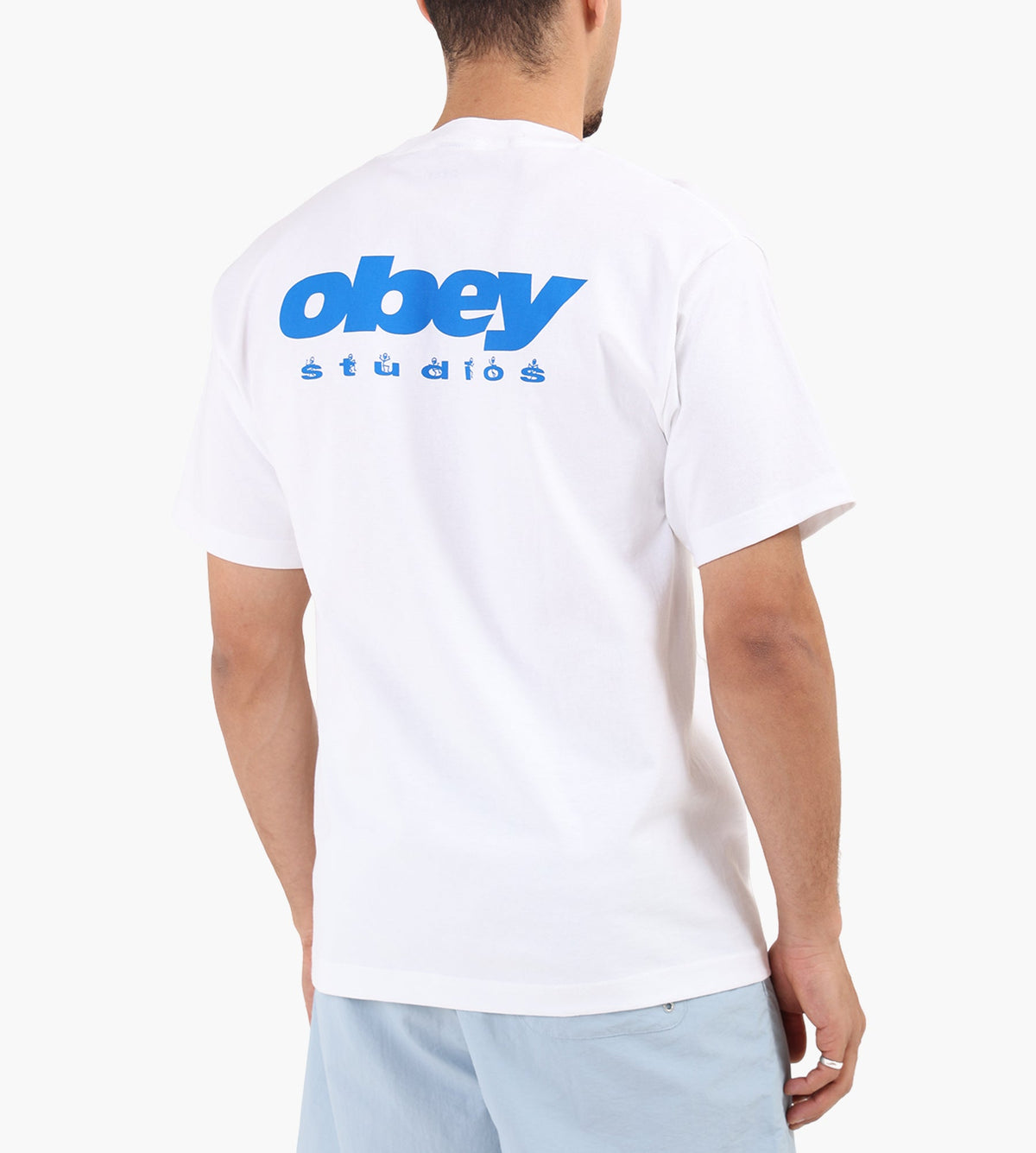 Obey Get Up Tee White