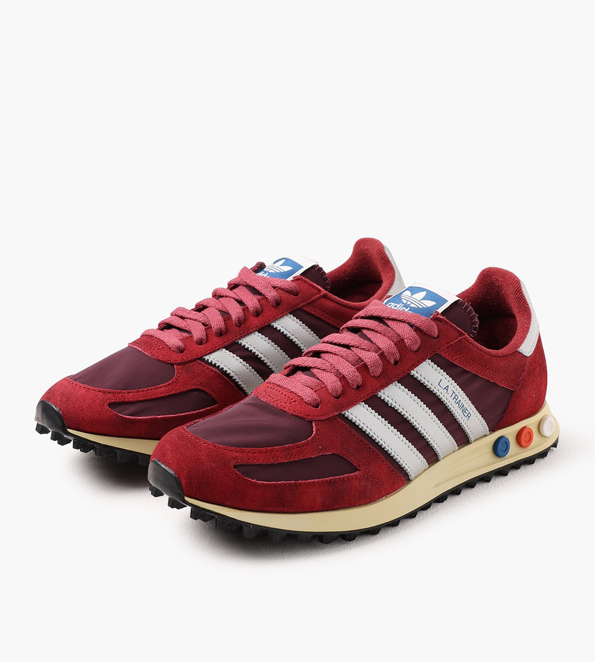 Adidas LA Trainer OG Nobmar Silvmt Maroon