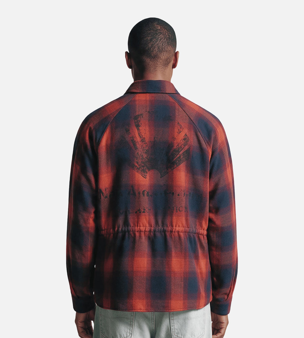 New Amsterdam Surf Association Flanel Overshirt Blue Red Check