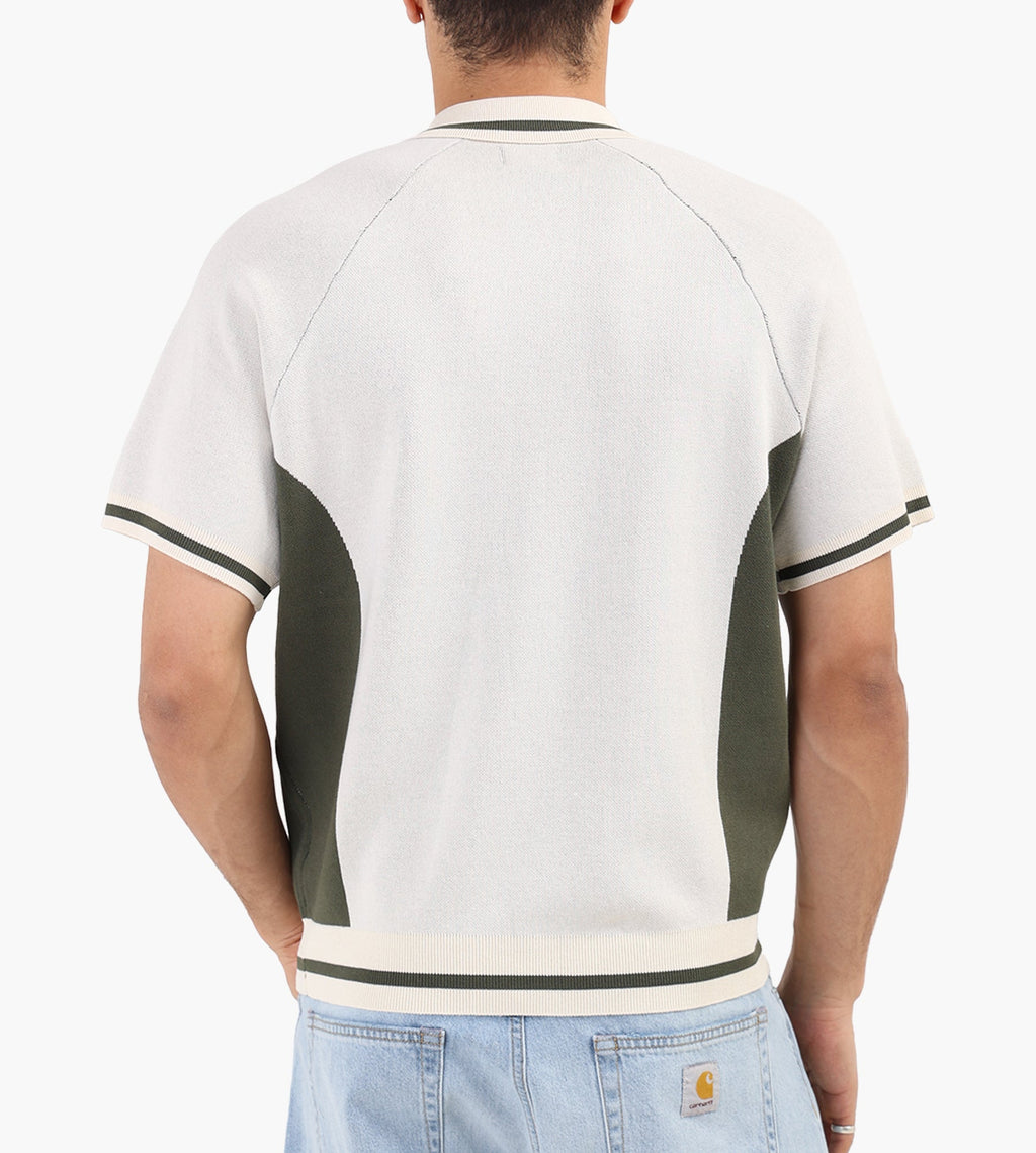 Obey Sport Polo Sweater Unbleached Multi