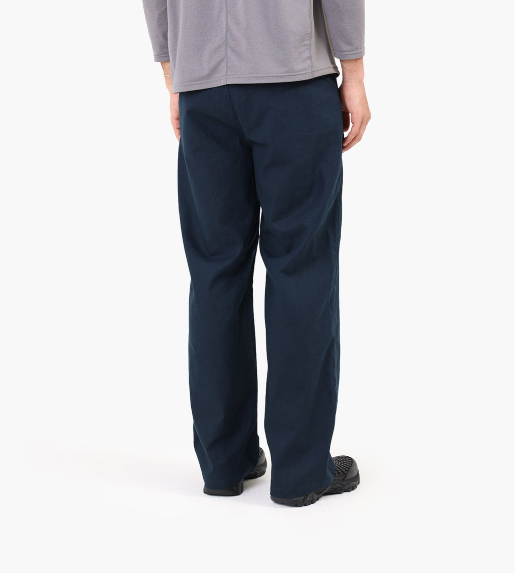 Hiking Patrol Path Linen Cotton Mixed Trouser Dark Navy