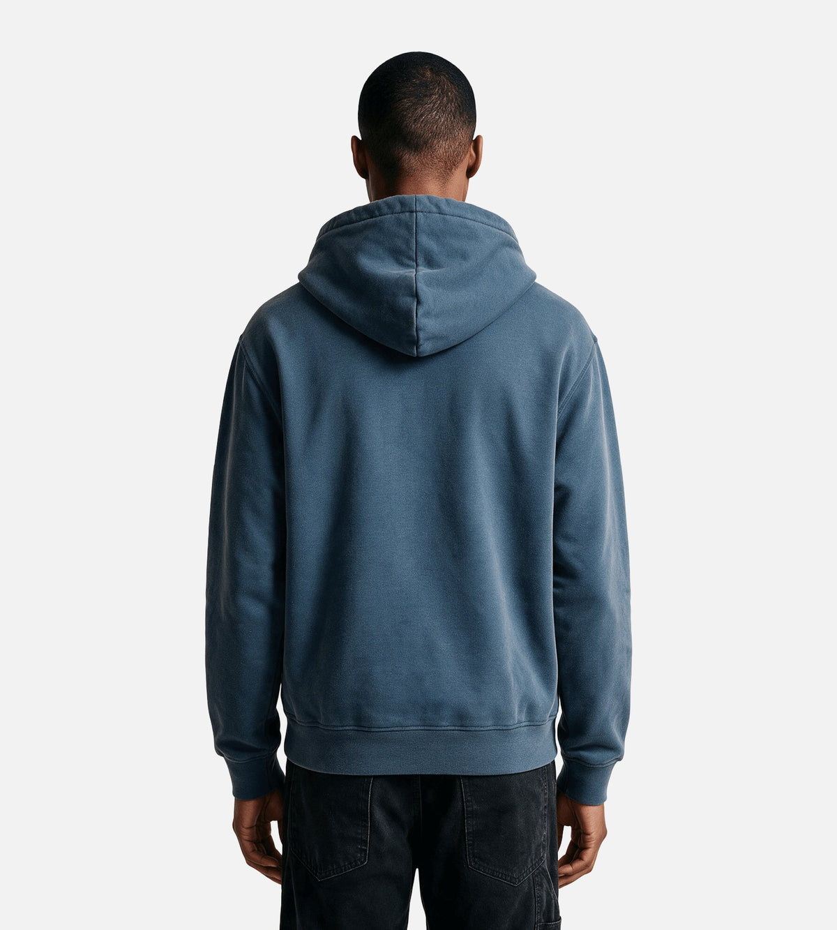 Arte Antwerp Stencil Sunfade Zip Hoodie Navy
