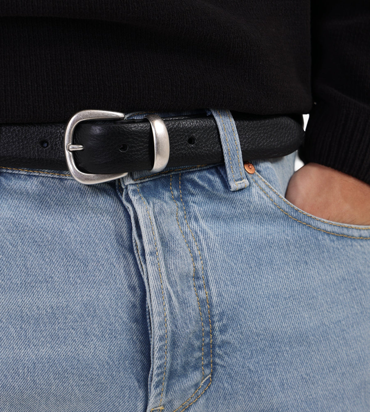 Baskèts by Anderson's Belt Black Grain