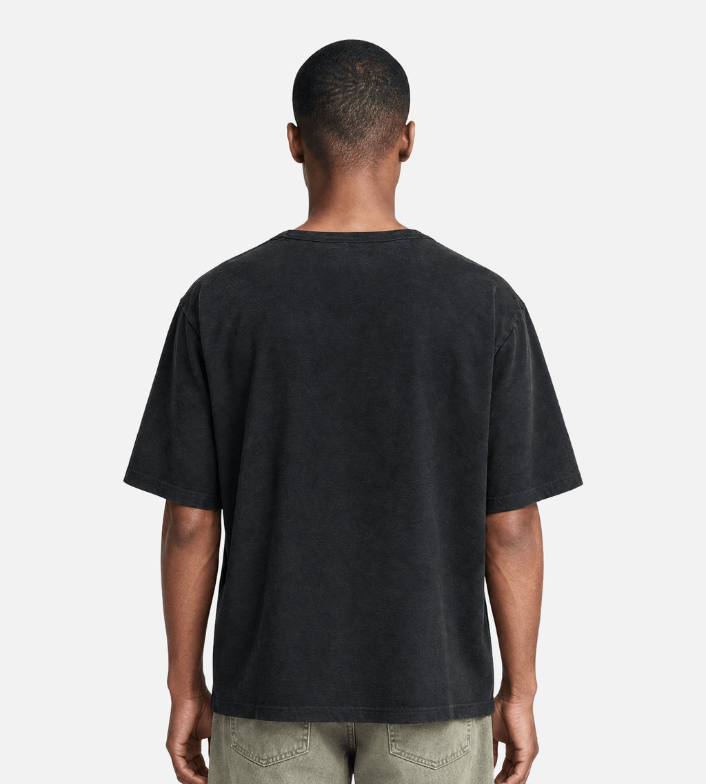 Corridor Washed Terry T-Shirt Black