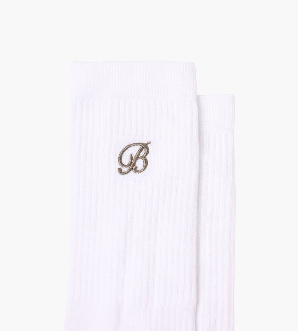 Baskèts Socks White Khaki