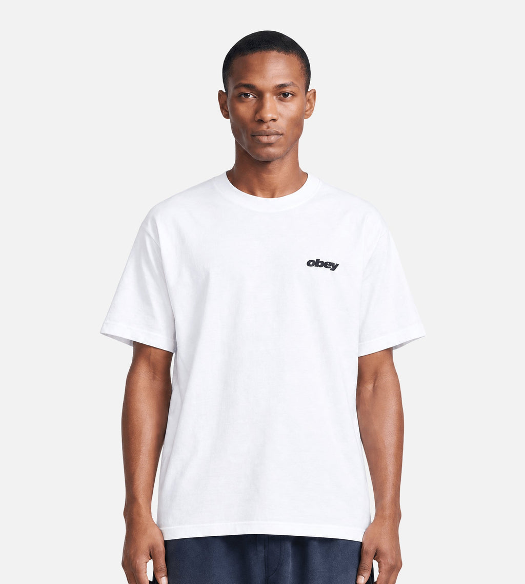 Obey Intercontinental Tee White