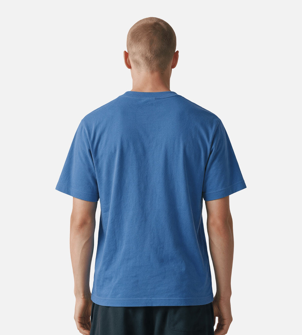 Sporty & Rich USA Wellness Club T-Shirt Dusty Blue White