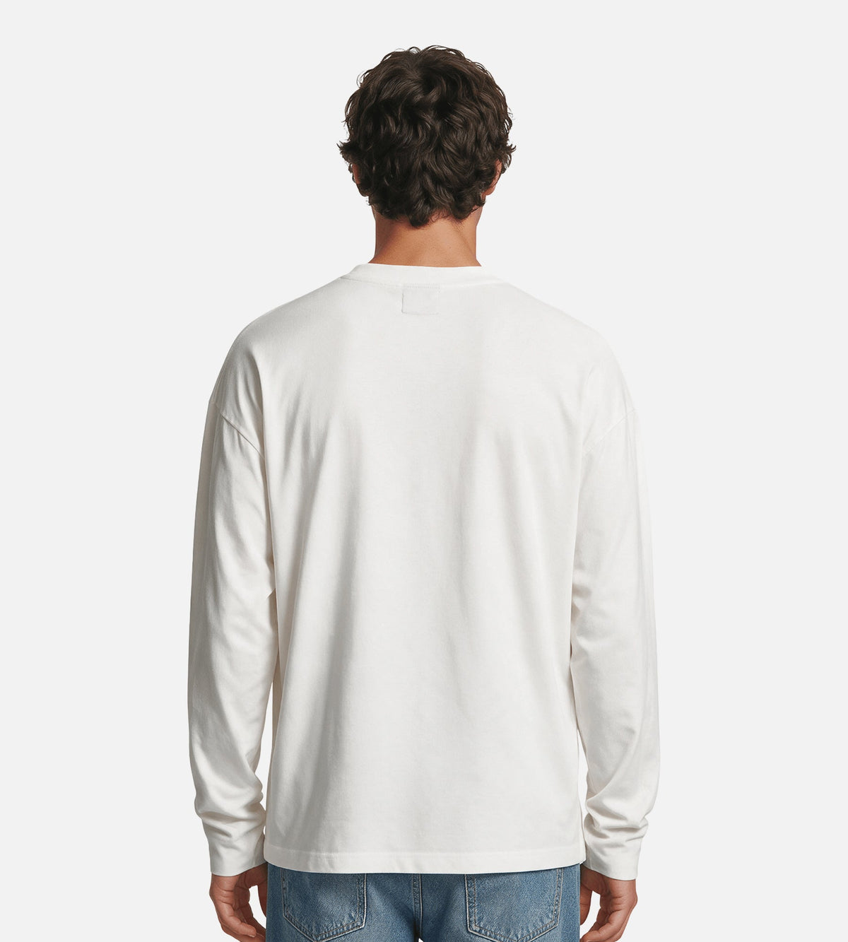 Daily Paper Scribble Longsleeve White