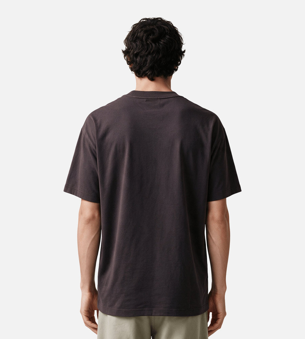 NN.07 Nat Logo Tee 3457 Deep Truffle