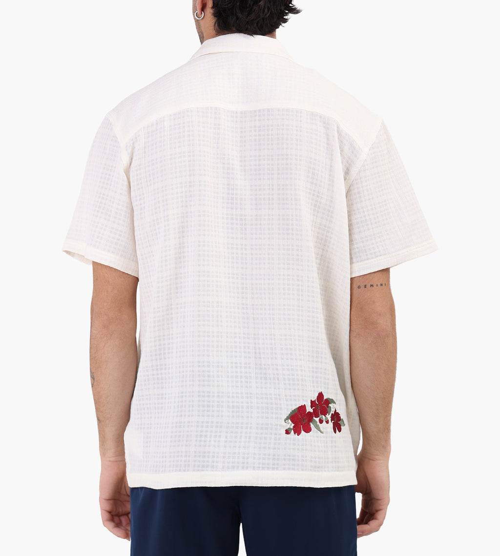 Palmes Ramus Camp-Collar Shirt Off-White